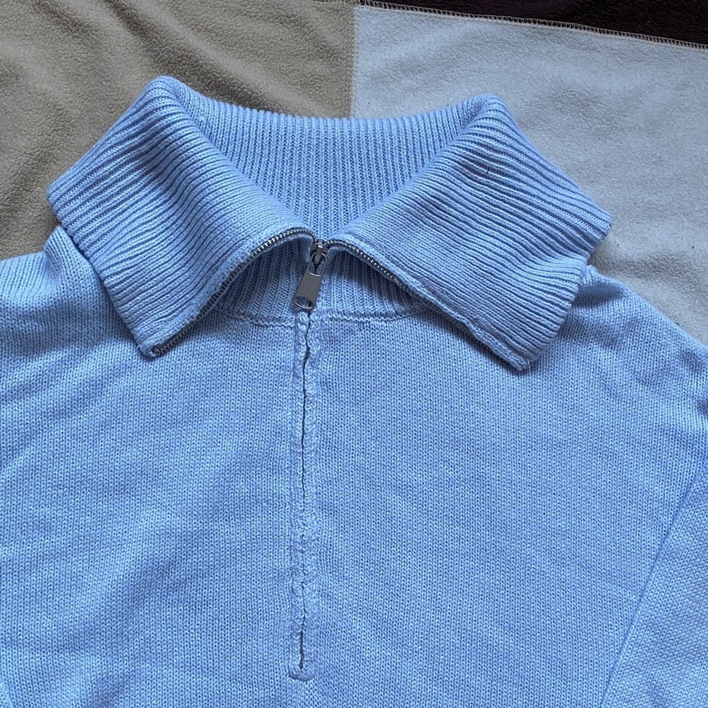 Light Blue Collared Top - Picture 2 of 6